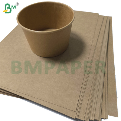 Carta base per tazze naturale marrone 320g + 20g di rivestimento in PE