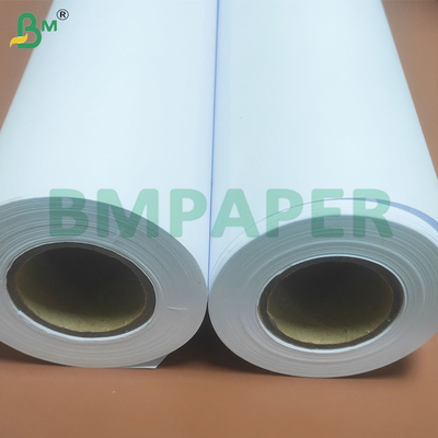 90 GSM 2-3 pollici Core White Engineering Plotter Rolls di carta