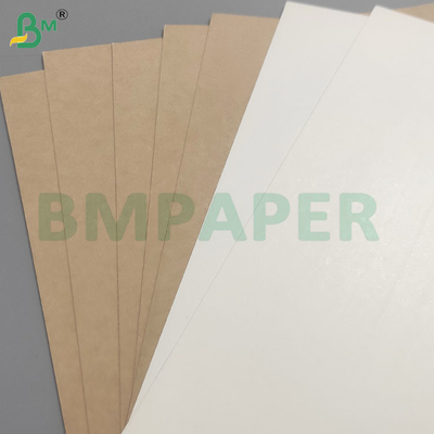 190 gm+15 gm fogli di carta marrone impermeabile rivestiti in PE per tazze