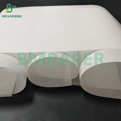 38 gm 40 gm carta kraft bianca impermeabile all'erba carta da imballaggio per hamburger/riso 285×295 mm
