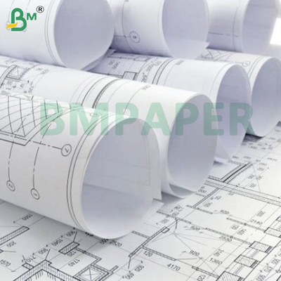 BMPAPER Carta di grande formato 24" x 500" Rolls Bond Engineering 20lb 3" Core