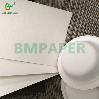 Biodegradabile 100 gm - 400 gm Rollo di carta a base di polpa di canna da zucchero naturale