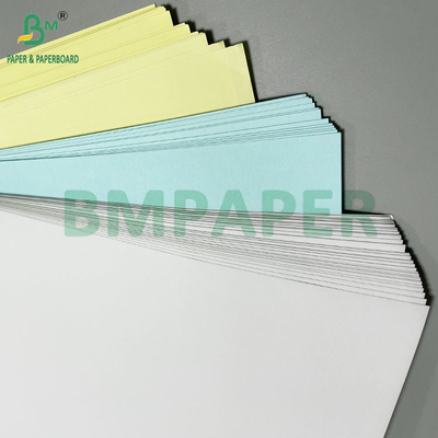 Carta NCR digitale rosa canarino bianco 20# per 2 - 5 parti