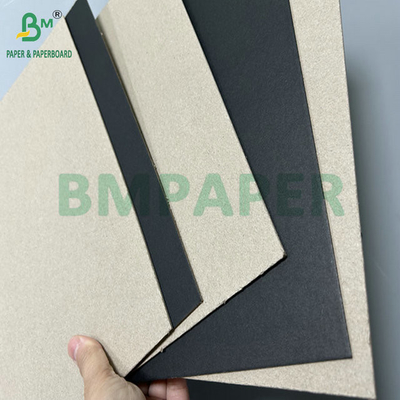 2 mm 3 mm carta nera laminata Grigio retro per imballaggio rigido scatola 950 x 1300 mm