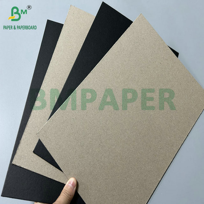 2 mm 3 mm carta nera laminata Grigio retro per imballaggio rigido scatola 950 x 1300 mm