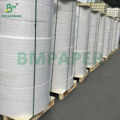 55gm 60gm Copia senza carbonio NCR Paper Rolls For Invoice Bill 19inch Black Image