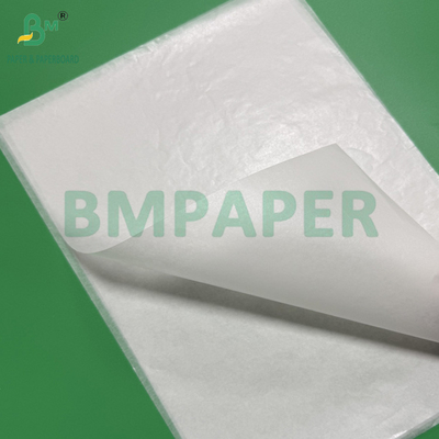 Carta rivestita in silicone a doppio lato bianca 40 gm 60-150 cm Rollo di carta impermeabile a grassi