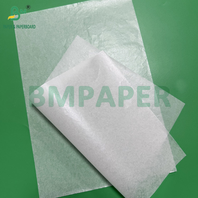 Carta rivestita in silicone a doppio lato bianca 40 gm 60-150 cm Rollo di carta impermeabile a grassi