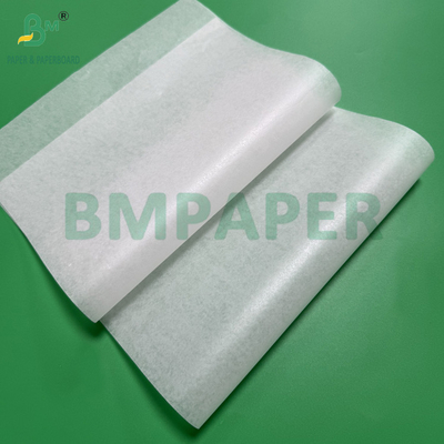 Carta rivestita in silicone a doppio lato bianca 40 gm 60-150 cm Rollo di carta impermeabile a grassi