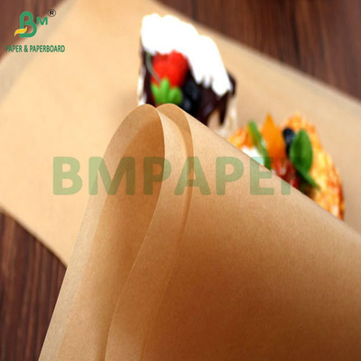 Carta da forno rivestita in silicone 35 gm 45 gm bianca greaseproof