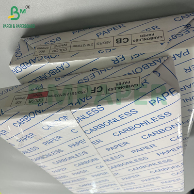 NCR 56G 60G 76G Black Image Carta di copia senza carbonio in rotoli in foglio in riam