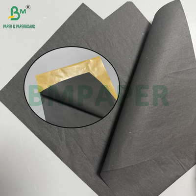 30g Single Gloss Waxed Black Paper Roll 370mm 375mm 380mm Premium Inner Liner Per Sacchetti Di Mango