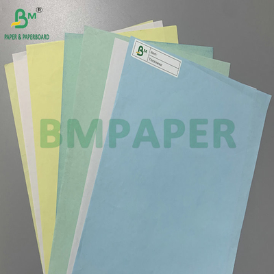 Giallo Blu 55gm 60gm Carta bianca senza carbonio per ricevuta