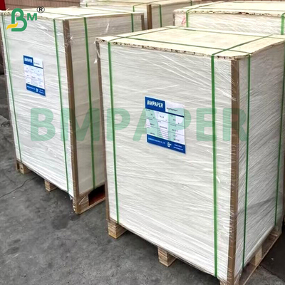 90g 100g carta kraft bianca brillante ad alta flessibilità e rigidità per borse da trasporto