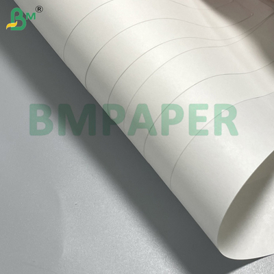 90g 100g carta kraft bianca brillante ad alta flessibilità e rigidità per borse da trasporto