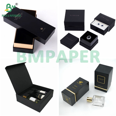1mm 1.5mm 2mm Both Sides Black Rigid Cardboard per Premium Cosmetic Case