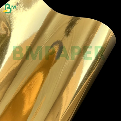 Resistenza alla piegatura Alta rigidità Placca metallizzata in oro argento 80gm 90gm Per scatole regalo imballaggio di lusso