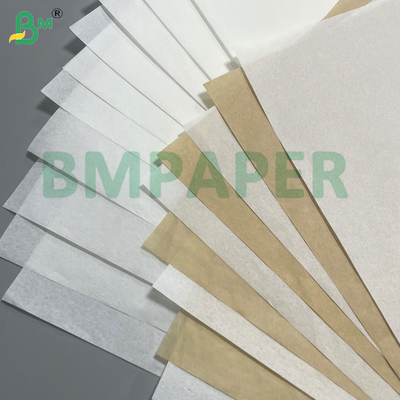 30g 35g Bianco Marrone Degradabile Sicurezza Alimentare Carta Greaseproof Per Imballaggi Alimenti Frittati Imballaggi Hamburger