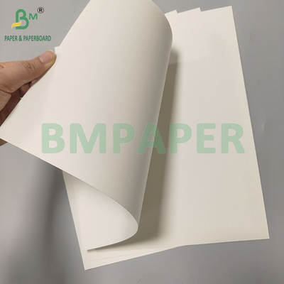 Carta kraft bianca ad alta resistenza con materiale ad alta fibra da 60 gsm e 80 gsm per imballaggio