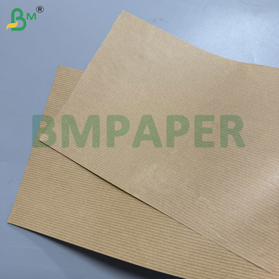 60 g carta kraft marrone a un lato vetrata a macchina per borse