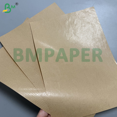 60 g carta kraft marrone a un lato vetrata a macchina per borse