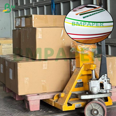 60g Carta di paglia alimentare 15mm x 3100mm Per paglie per bevande Diversi modelli