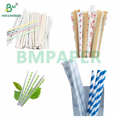 Rotoli di carta per avvolgere cannucce 100% Green Safe 24grs 26grs 28grs 29mm 34mm