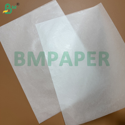 30g 33g Carta bianca per alimenti mono-lato, patinata con cera, per avvolgere hamburger