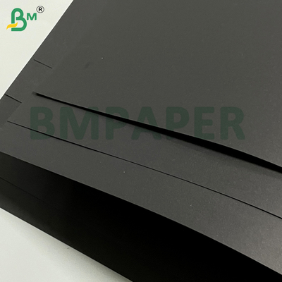 80gm Pulpa di legno doppio lato Nero DIY Luxury Packaging Carta Kraft