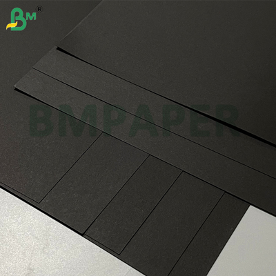 80gm Pulpa di legno doppio lato Nero DIY Luxury Packaging Carta Kraft