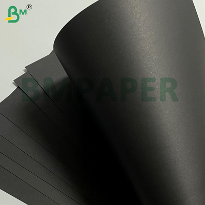 80gm Pulpa di legno doppio lato Nero DIY Luxury Packaging Carta Kraft