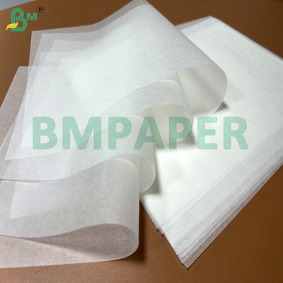 Carta cerata bianca per alimenti da 30 gsm e 40 gsm per avvolgere hamburger 30 x 40 cm