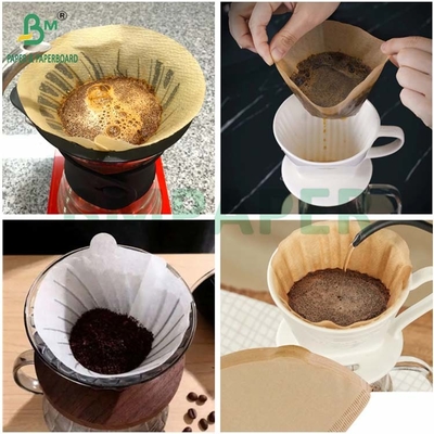 20 grammi 25 grammi 33 grammi 50 grammi Crepe Finish Carta filtro per caffè di qualità alimentare