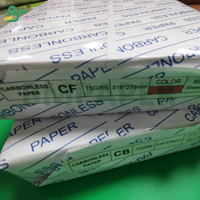 75g 80g NCR CB CFB CF Carta di copia senza carbonio 8 1/2 x 11 pollici Immagine nera