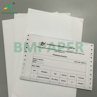 8 x 11' Bianco Blu Rosa 75gm Carta di copia senza carbonio Carta NCR multiparte per moduli e fatture
