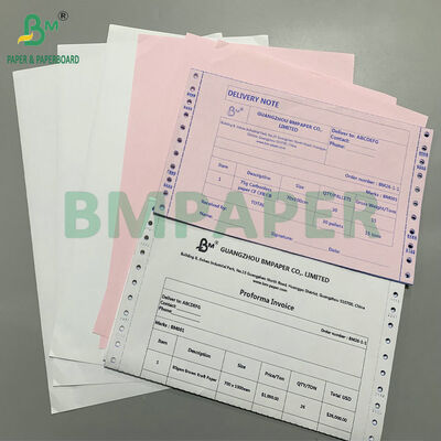 8 x 11' Bianco Blu Rosa 75gm Carta di copia senza carbonio Carta NCR multiparte per moduli e fatture