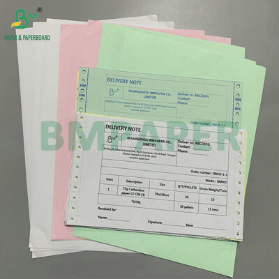 8 x 11' Bianco Blu Rosa 75gm Carta di copia senza carbonio Carta NCR multiparte per moduli e fatture