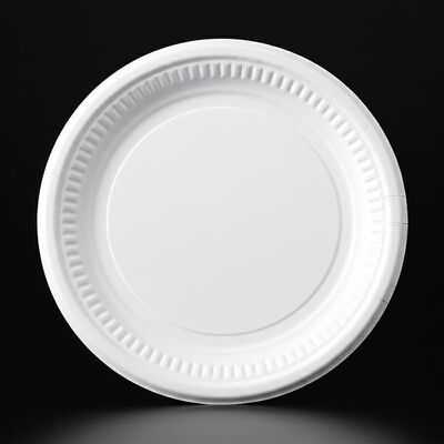 Materiale di carta per piatti da pranzo con rivestimento in PET Carta per vassoi alimentari in colore bianco