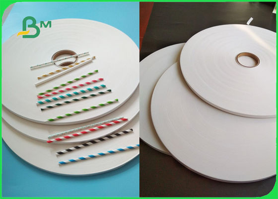 FDA ha certificato il rotolo bianco 60GSM 120GSM della carta del commestibile di Biodegrable per la fabbricazione di carta della paglia
