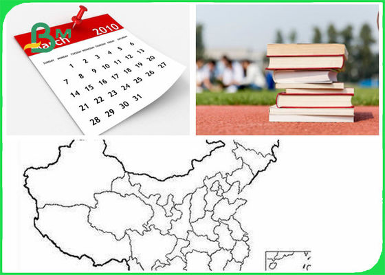 Il buon assorbimento FSC dell'inchiostro ha certificato la dimensione della carta offset su misura per vari libri