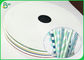 FDA 100% 60gsm degradabile 120gsm ha stampato il rotolo della carta di paglia per le paglie flessibili