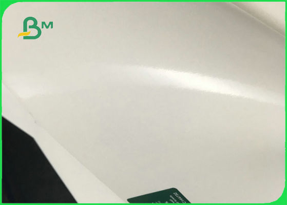 Carta patinata del PE bianco puro della pasta di cellulosa del FSC 100% per la fabbricazione del piatto fondo 300gsm
