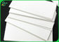 strati assorbenti bianchi spessi 0.6mm della carta del cartone dei sottobicchieri della bevanda di 0.45mm