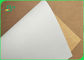 Una carta superiore bianca candeggiata patinata argilla laterale della fodera della parte posteriore di Kraft per il pacchetto dell'alimento