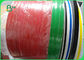 carta kraft rossa 60gsm/verde normale ecologica per le paglie di carta