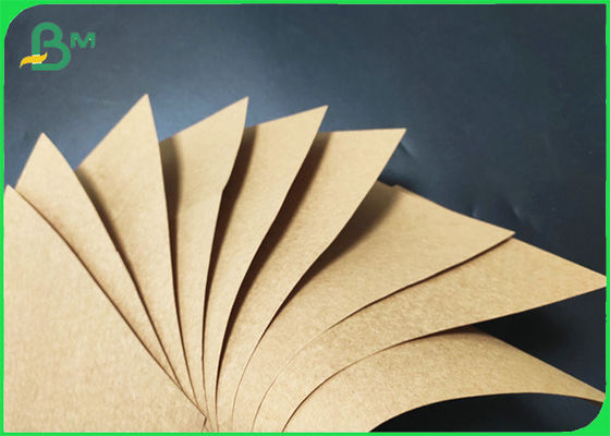 135 gm 400 gm Rollo di carta kraft marrone riciclabile per imballaggio alimentare