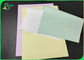 Carta autocopiante in bianco blu gialla Rolls della pasta di cellulosa 48gsm 52gsm per stampa della ricevuta