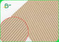 Cartone ondulato del singolo fronte per i mestieri di DIY superficie piana 110gsm + 120gsm