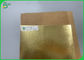 Carta kraft lavabile di colore dorato 0.55mm impermeabile di 0.3mm per la borsa riciclata
