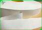 rotolo di carta avvolto bianco Slitted 44mm di larghezza 28gsm di 32mm per Straw Packing